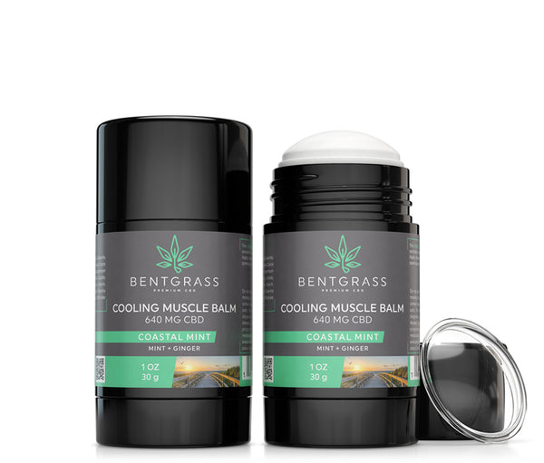 CBD Muscle Balm Set | Palm + Coastal Mint – Bentgrass